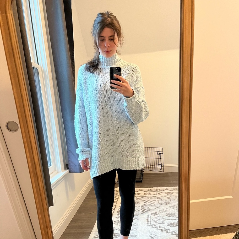 Anthro Chunky Knit Oversized Sweater